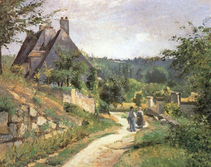 Camille Pissarro Chat in a small way those who